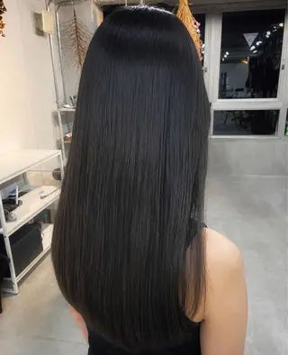 セミロング 自然な縮毛矯正/ メンズtatsukiのヘアスタイル
