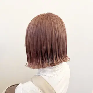 ミディアム カラー ブリーチ/推しカラー moe🐰🌷のヘアスタイル