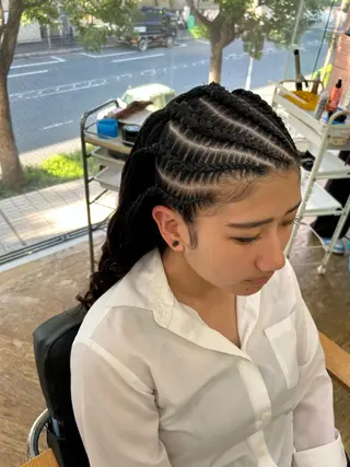 🌈ブリーチ コーンロウ🌈ENOのヘアスタイル