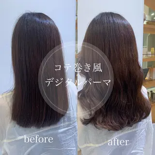 ロング パーマ 垢抜けヘア🐰 専門のヘアスタイル