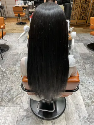 ロング カラー 透明感カラー 大工廻あすやのヘアスタイル