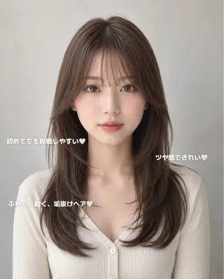 ロング カラー 💎レイヤー/韓国 💎石戸谷のヘアスタイル