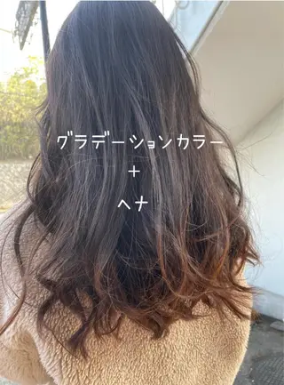 ロング 大鹿 数馬のヘアスタイル