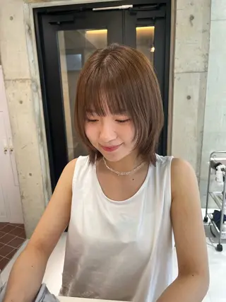ショート カラー 髪質改善/レイヤー/ 🐈Yokotaのヘアスタイル