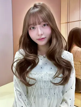 ロング カラー 【GLROW大宮】 reimi美髪カラーのヘアスタイル