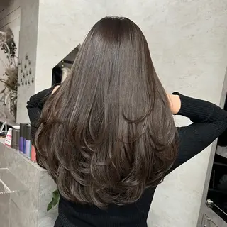 ロング 髪質改善/エクステ/ レイヤーカットLayのヘアスタイル