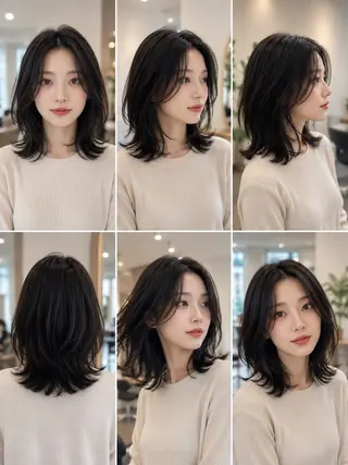 ミディアム M.SLASH菅原 正裕のヘアスタイル