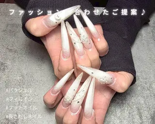 ネイル asuna/長さだし フィルイン♡持ち込みのネイルデザイン