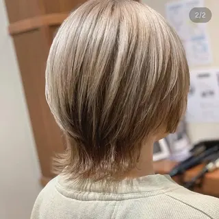 ロング カラー ブリーチカラー矢場町 ハイトーン 栄 平野のヘアスタイル