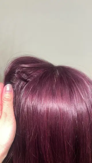 カラー だいこく ななかのヘアスタイル