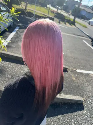 ロング 平川 侑磨のヘアスタイル