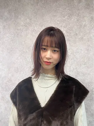 ミディアム 村田梨乃/ minim hairのヘアスタイル