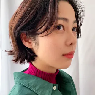ショート カラー パーマ tension 【テンション】のヘアスタイル