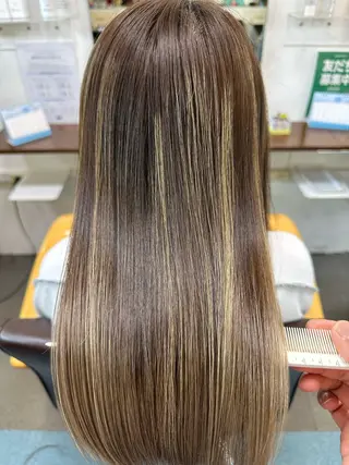 セミロング 【髪質改善】に特化 オリーブオイルクラブのヘアスタイル