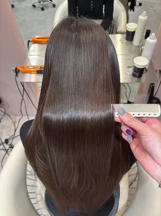ロング カラー 髪質改善/透明感 カラー/吉田光佑のヘアスタイル