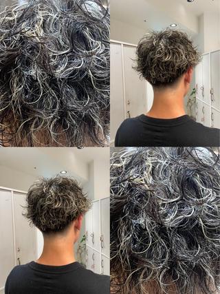 ショート カラー パーマ メンズ 日菜多. レイヤー/艶カラーのヘアスタイル