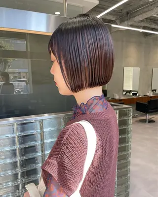 ショート カラー 華 /ショート/ボブのヘアスタイル
