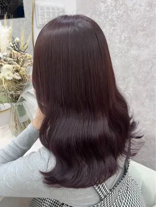ロング カラー 古沢 月渚のヘアスタイル