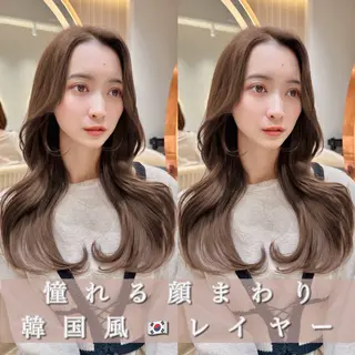 セミロング 縮毛矯正✨🫧 レイヤー川村利幸のヘアスタイル