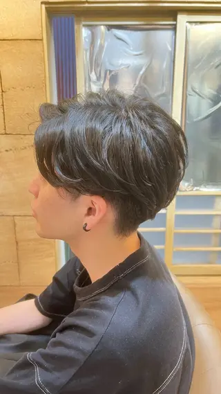 メンズ 吉祥寺|くすみ× 透明感|kazutoのヘアスタイル