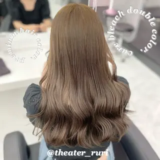 ロング カラー ふわっと抜け感🫧 ブラウンベージュ🤎のヘアスタイル