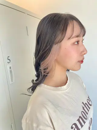 ミディアム 🎗副店長/井上 竜 ブリーチ指名No.1のヘアスタイル