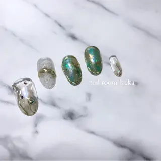 ネイル ネイルルームリッカ 𝐦𝐚𝐲𝐮のネイルデザイン