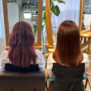 セミロング RINNO🌷透明感 カラー/髪質改善のヘアスタイル