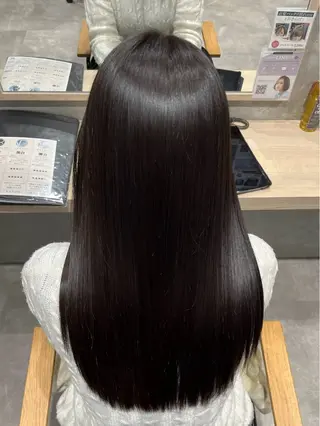 ロング 水原 恵莉香のヘアスタイル