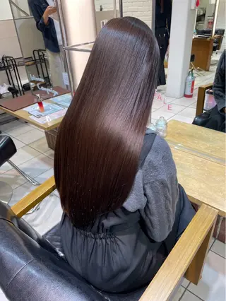 ロング 🩰韓国レイヤー🩷 艶カラー🌷小栁歩美のヘアスタイル