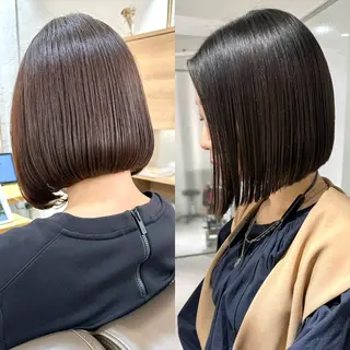ショート 髪質改善 縮毛矯正/ レイヤー/銀座/本木のヘアスタイル