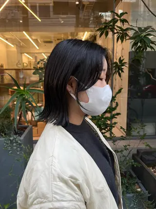 ショート カラー ヘアアレンジ 韓国好き🇰🇷 美容師MIKUのヘアスタイル