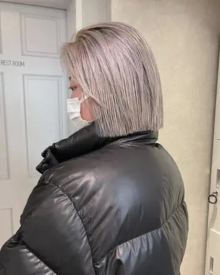 ショート カラー ヘアセット🎀パーマ Tsubasaのヘアスタイル