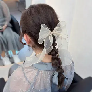 ロング ヘアアレンジ 艶カラー💕カット 💕みゆう💕大宮のヘアスタイル