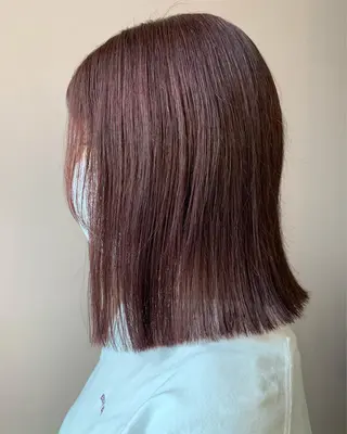 ミディアム カラー hubhair レイヤー/透明感のヘアスタイル