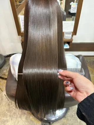 ロング Joliefille 高石店　かすみのヘアスタイル