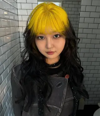 カラー 原宿デザインカラー★ チェウォンのヘアスタイル