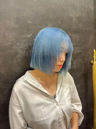 ショート カラー 海外girl🤎 透明感ベージュmaoのヘアスタイル