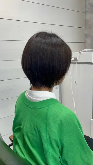 ショート カラー 似合わせ/前髪カット /店長 村上直也のヘアスタイル