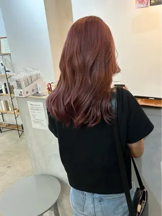 ロング カラー anjii リンのヘアスタイル