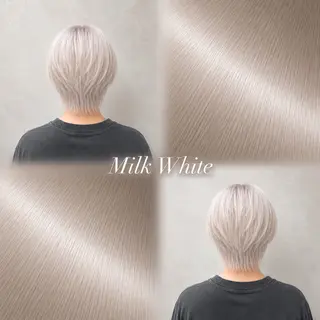 ショート カラー Aina ʚ透明感ɞ ブリーチ特化✨艶感のヘアスタイル