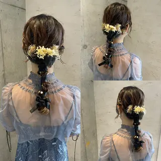 ロング ヘアアレンジ 美髪× ヘアセット✨Araiのヘアスタイル