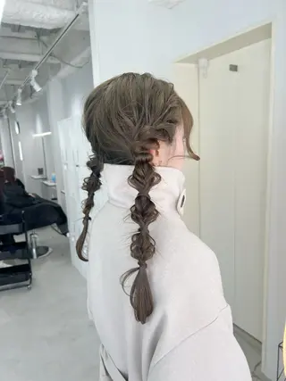 ロング maya🇰🇷韓国 レイヤー/顔まわりのヘアスタイル