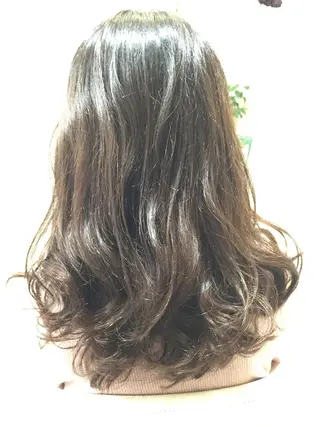 ロング カラー 桐谷 一史のヘアスタイル