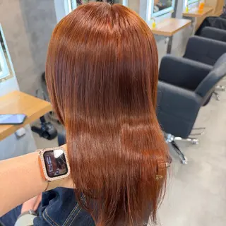 カラー 暖色/透明感カラー 🤍yuzuho🫧のヘアスタイル
