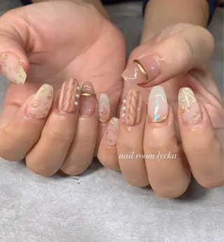 ネイル ネイルルームリッカ 𝐦𝐚𝐲𝐮のネイルデザイン