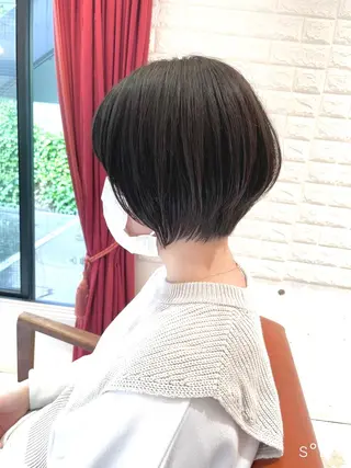 ショート カラー 大人女性ショート専門 tomodaのヘアスタイル