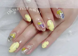 ネイル ゆり🌷 gloss nailのネイルデザイン