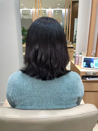 ミディアム 十条/パーマ ゆづきのヘアスタイル