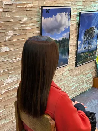 ロング カラー 菊池 大佑のヘアスタイル